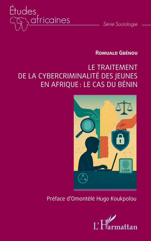 Couverture ebook de Le traitement de la cybercriminalité des jeunes en Afrique : Le cas du Bénin, de Romuald Gbénou