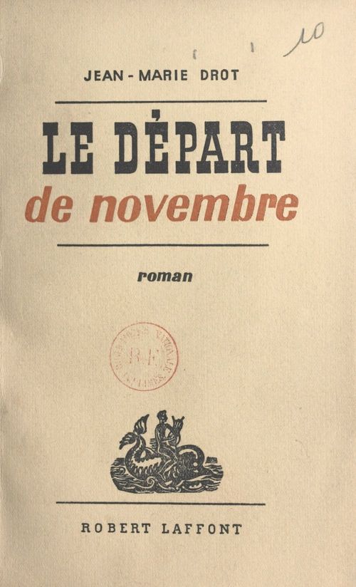 ebook cover of Le départ de novembre, by Jean-Marie Drot