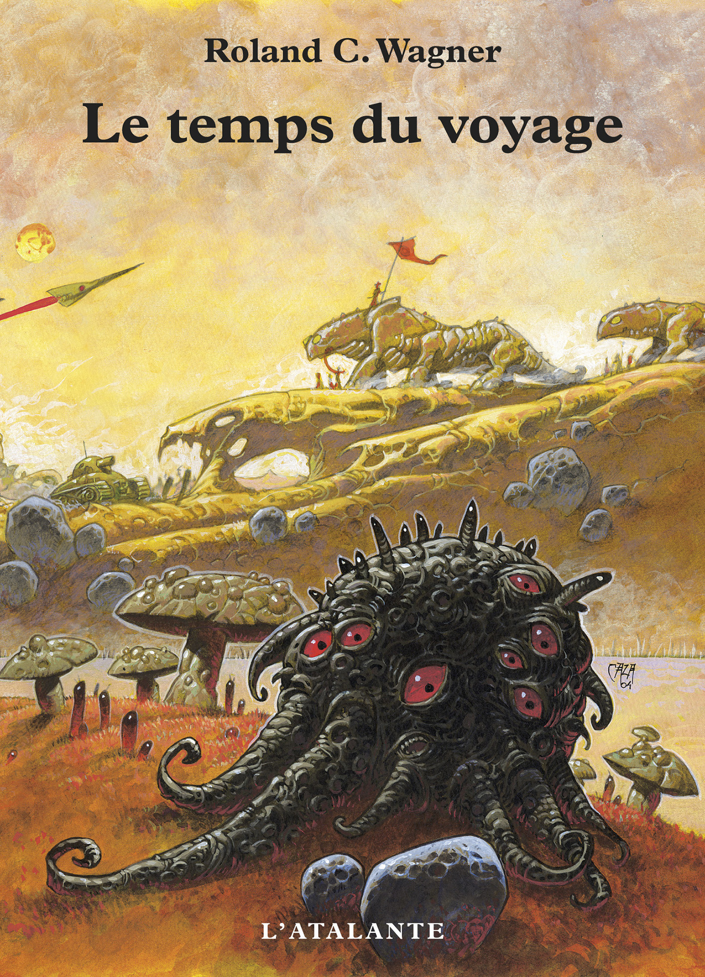 Couverture ebook de Le temps du voyage, de Roland C. Wagner
