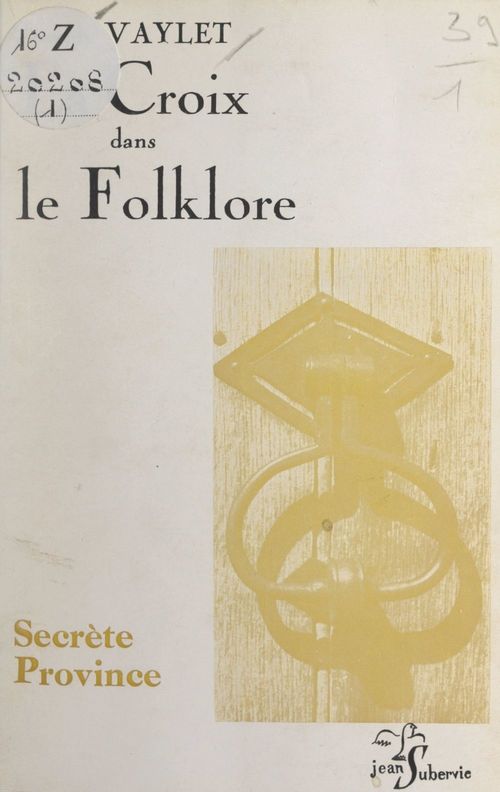ebook cover of La croix dans le folklore, by Joseph Vaylet