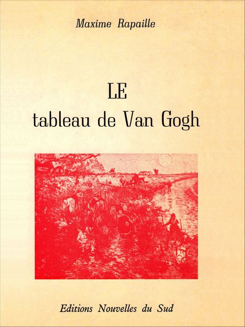 Couverture ebook de Le tableau de Van Gogh, de Maxime Rapaille