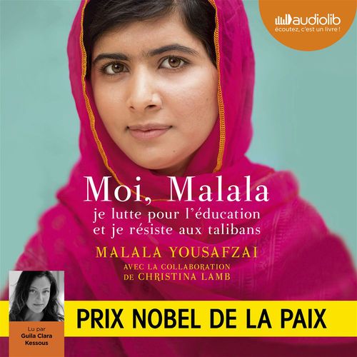 audiobook cover of Moi, Malala, by Malala Yousafzai