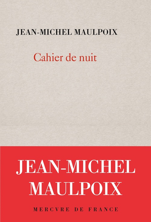 Couverture ebook de Cahier de nuit, de Jean-Michel Maulpoix
