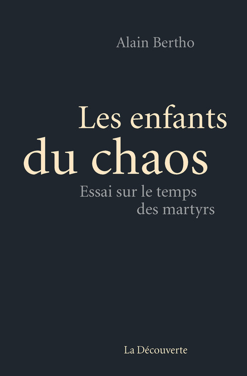 ebook cover of Les enfants du chaos, by Alain Bertho