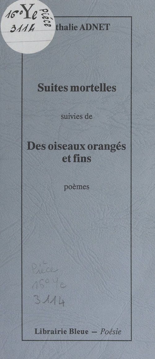 Couverture ebook de Suites mortelles, de Nathalie Adnet