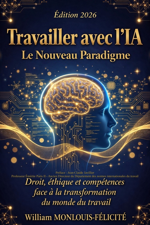 ebook cover of Travailler avec l'IA :  Le Nouveau Paradigme, by William Monlouis-Felicite