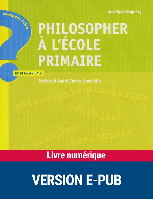 ebook cover of EPUB Philosopher à l'école primaire, by Collectif