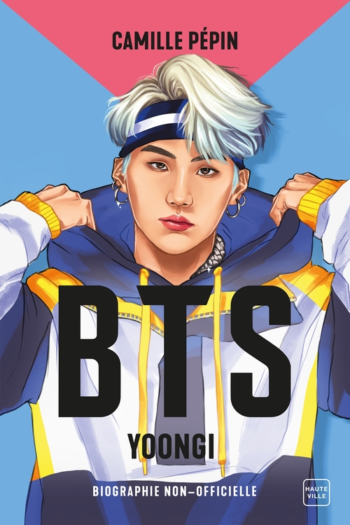 Couverture ebook de BTS Yoongi, la biographie non-officielle, de Camille Pépin