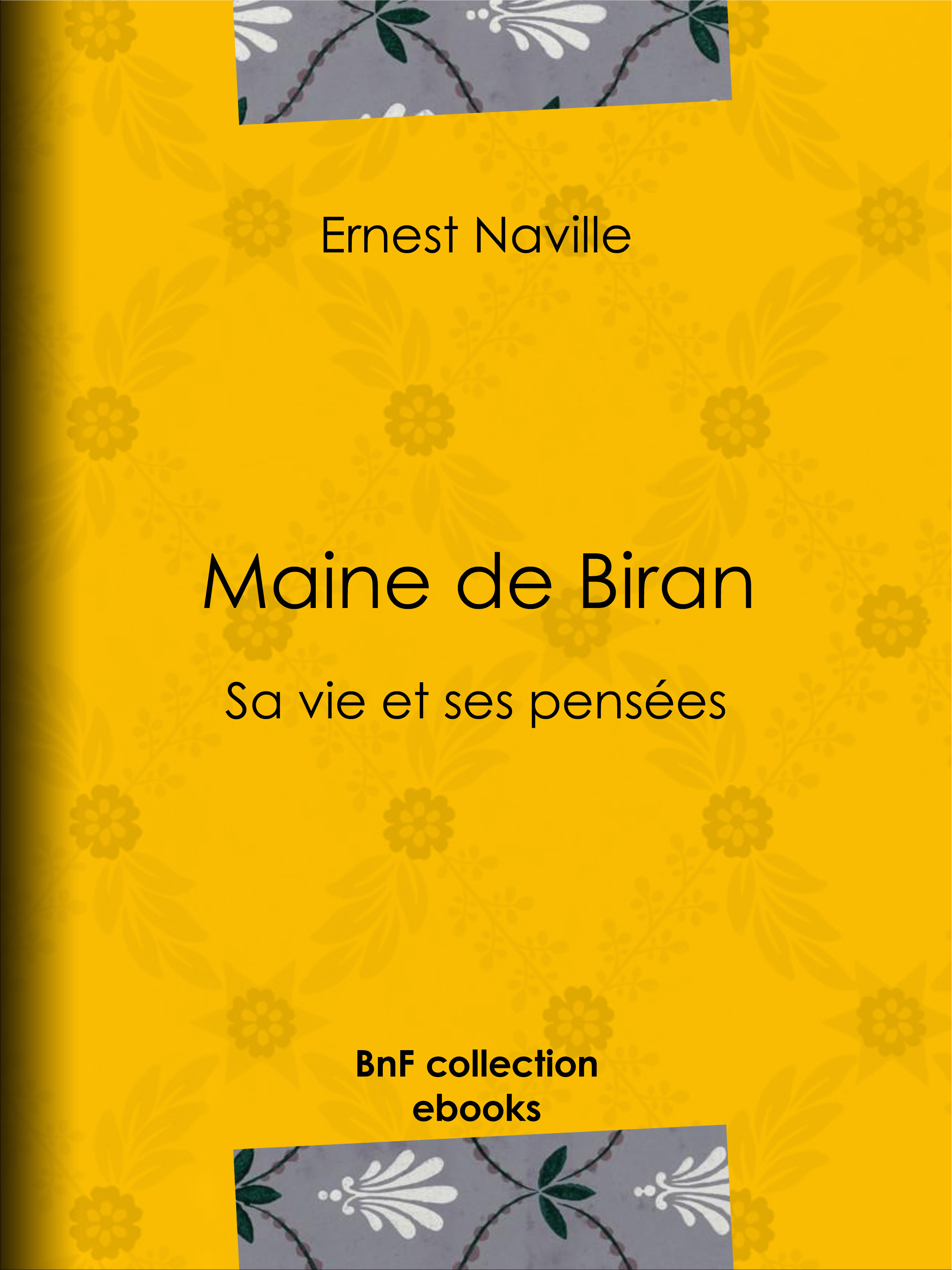 ebook cover of Maine de Biran, by Ernest Naville