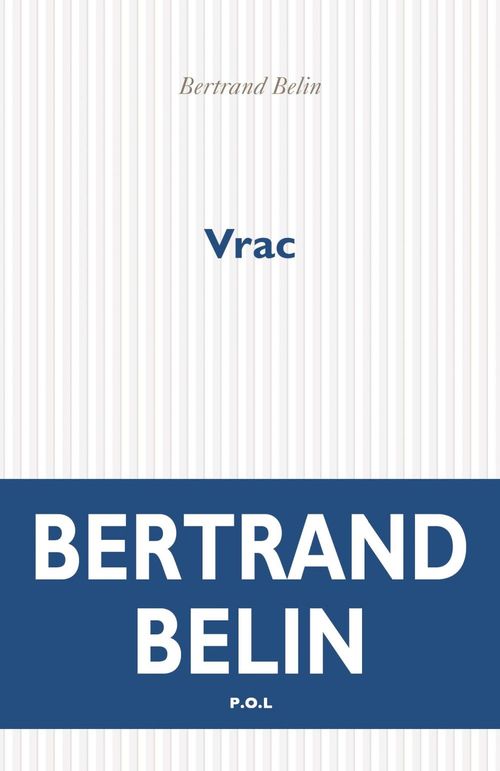 ebook cover of Vrac, by Bertrand Belin