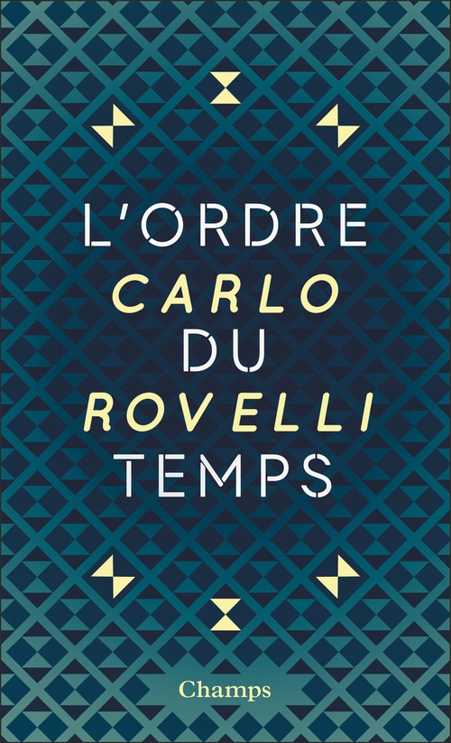 ebook cover of L'ordre du temps, by Carlo Rovelli
