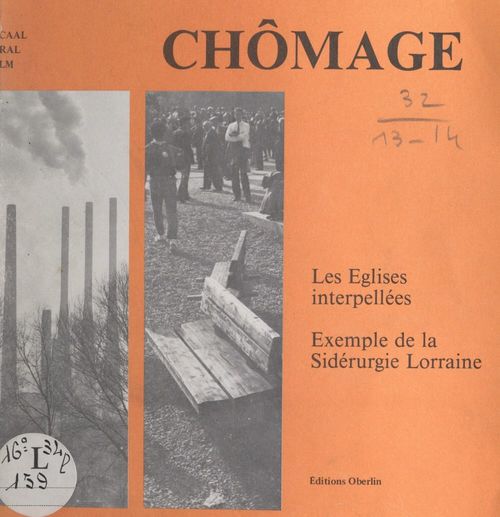 ebook cover of Chômage, by Ecaal, Eral, Flm