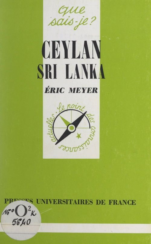 ebook cover of Ceylan, Sri Lanka, by Eric Meyer