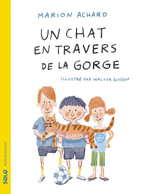 Couverture ebook de Un chat en travers de la gorge, de Marion Achard, Walter Glassof