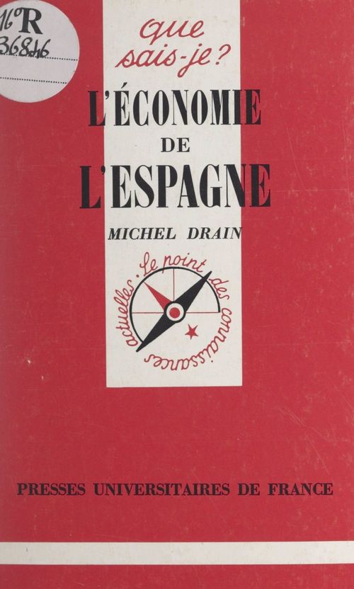 Couverture ebook de L'économie de l'Espagne, de Michel Drain