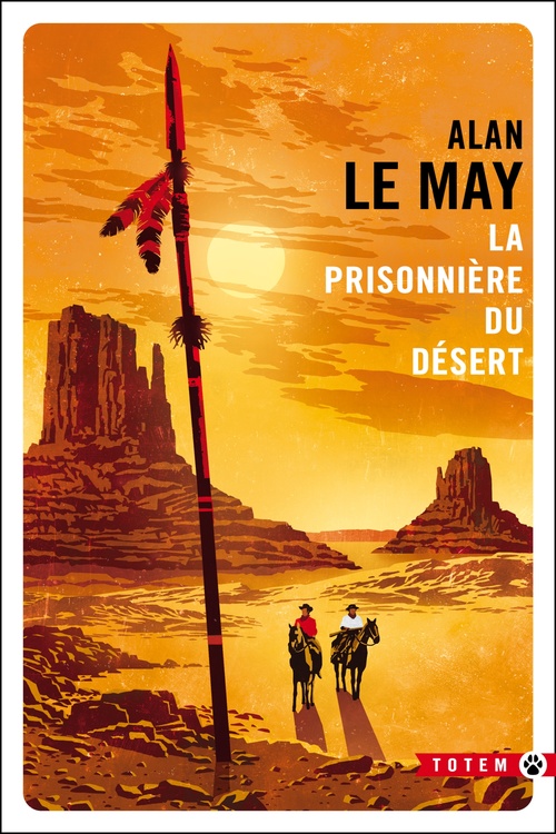 ebook cover of La prisonnière du désert, by Alan Le May