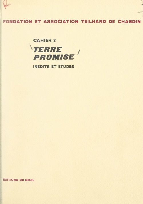 Couverture ebook de Terre promise, de Czeslaw Bartnik, Ewert Cousins, Pierre Burney