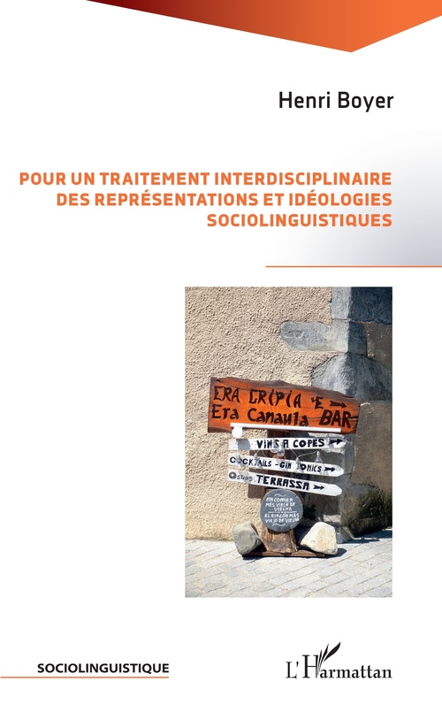 Couverture ebook de Pour un traitement interdisciplinaire des représentations et idéologies sociolinguistiques, de Henri Boyer