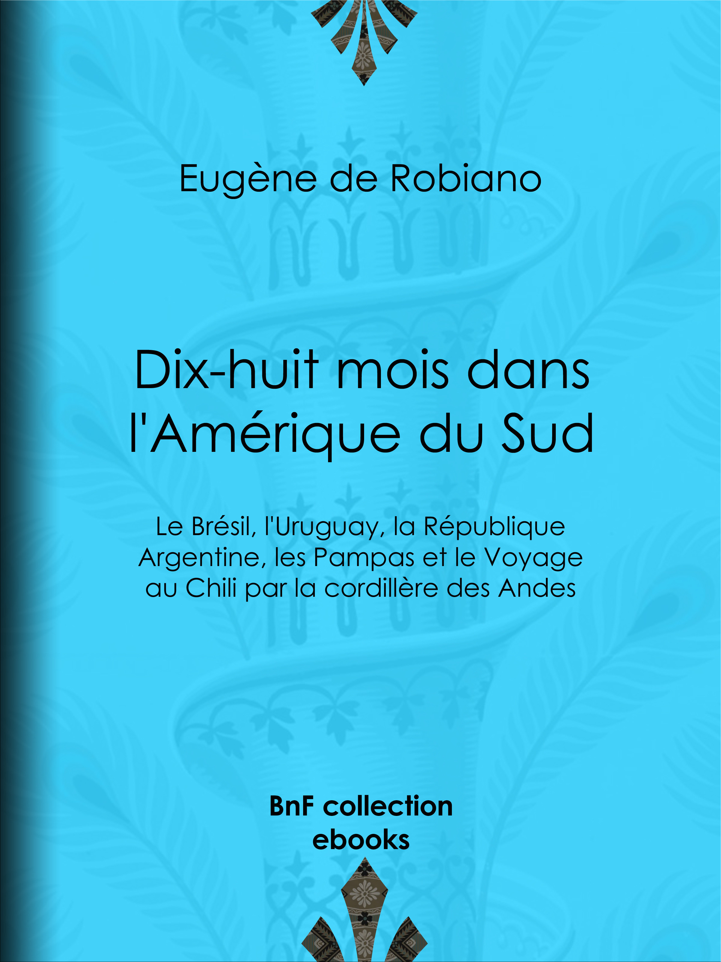 ebook cover of Dix-huit mois dans l'Amérique du Sud, by Eugene Comte De Robiano