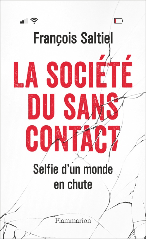 ebook cover of La société du sans contact, by François Saltiel