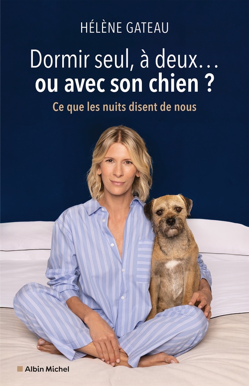 Couverture ebook de Dormir seul, à deux... ou avec son chien ?, de Hélène Gateau