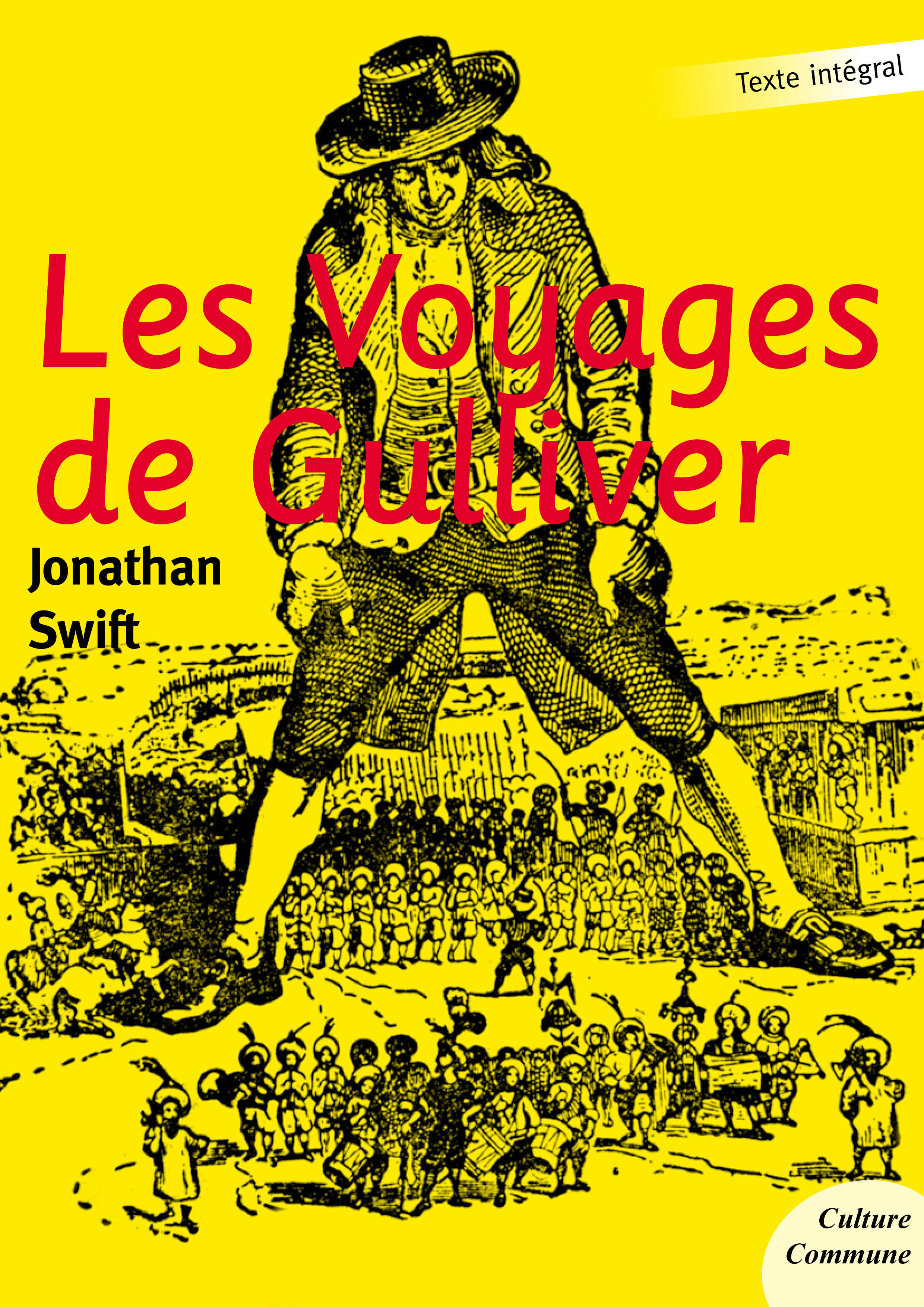 Couverture ebook de Les Voyages de Gulliver, de Jonathan Swift