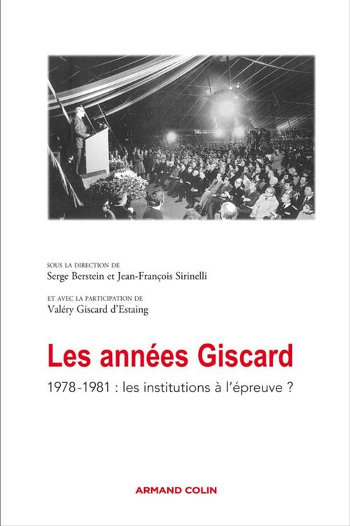 Couverture ebook de Les années Giscard, de