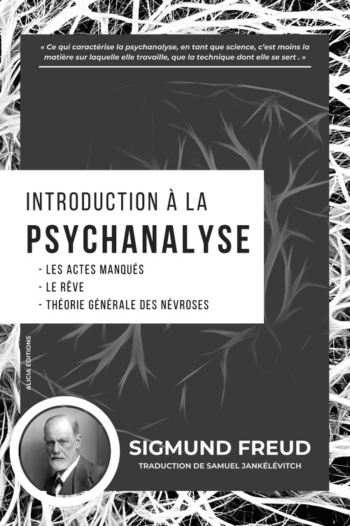 ebook cover of Introduction à la Psychanalyse, by Sigmund Freud