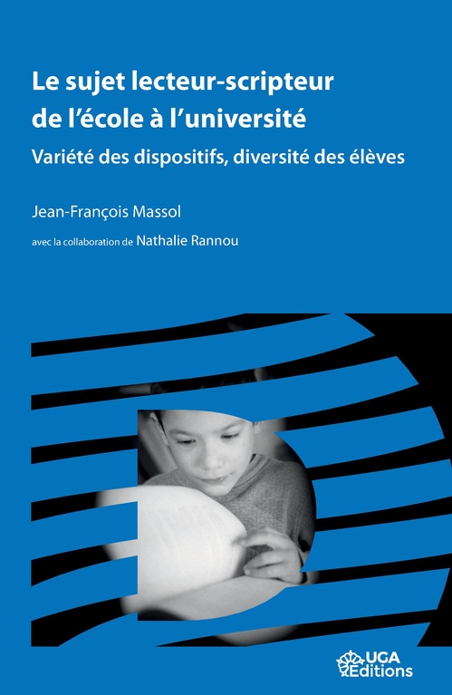 Couverture ebook de Le sujet lecteur-scripteur de l'école à l'université, de Jean-françois Massol