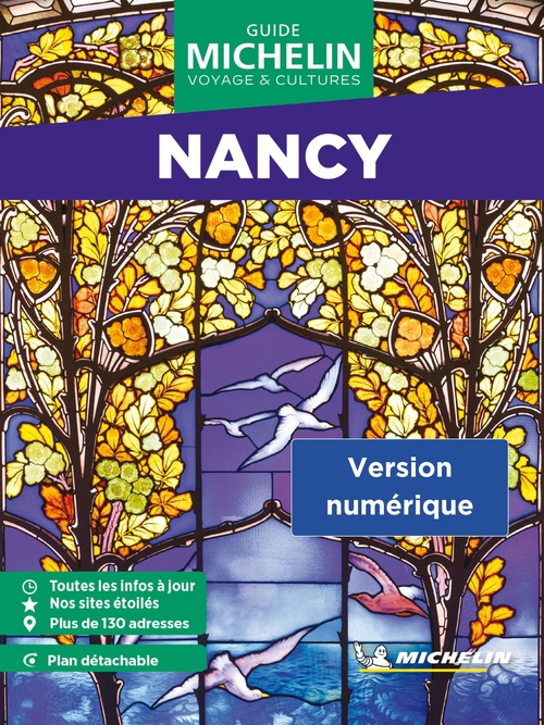 Couverture ebook de Guide Vert WE&GO Nancy, de Collectif Michelin