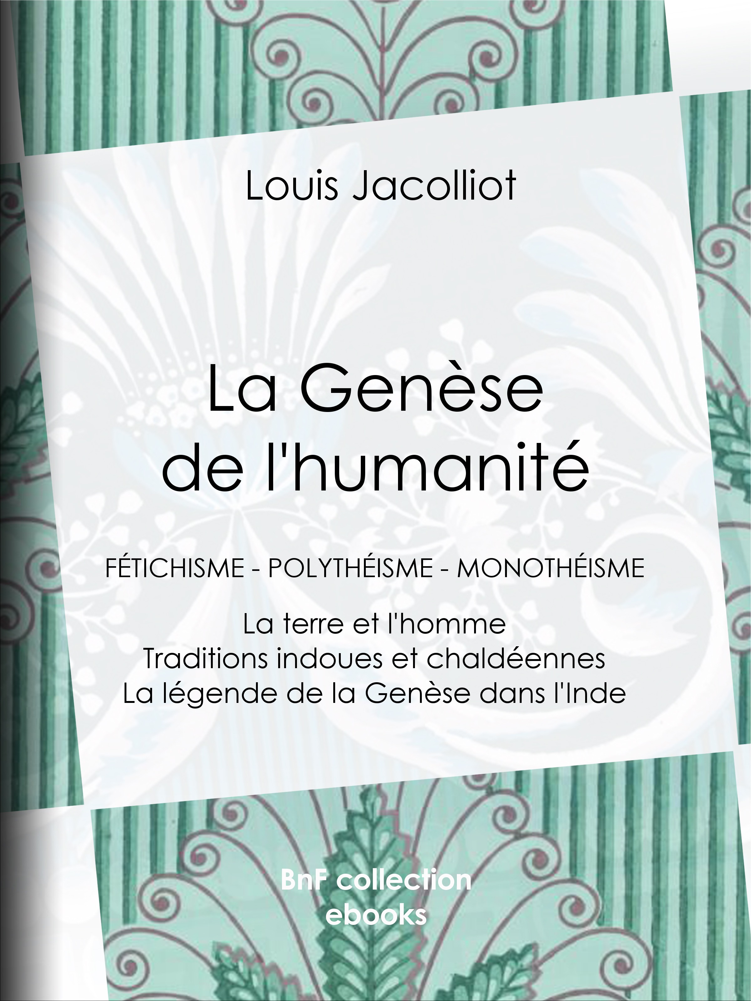 Couverture ebook de La Genèse de l'humanité, de Louis Jacolliot