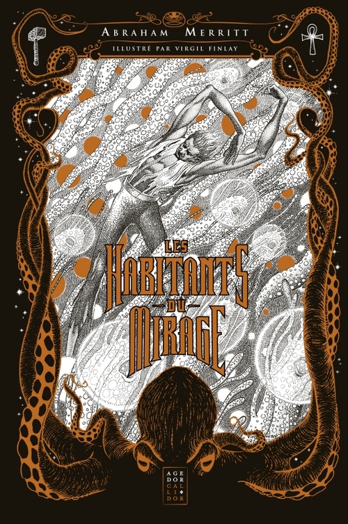 ebook cover of Les Habitants du Mirage, by Abraham Merritt