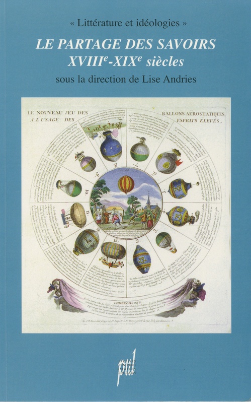 Couverture ebook de Le Partage des savoirs xviiie-xixe siècles, de Lise Andries
