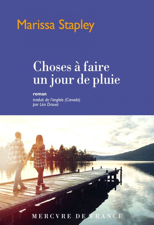 ebook cover of Choses à faire un jour de pluie, by Marissa Stapley