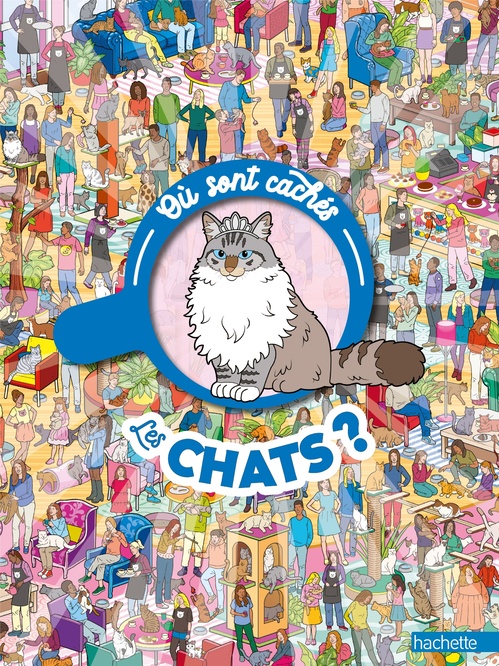 Couverture ebook de Où sont cachés les chats ?, de Emmanuelle Caussé