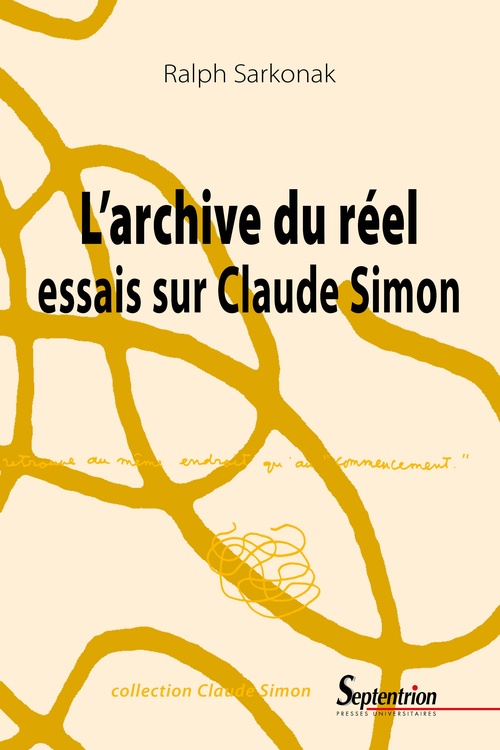ebook cover of L´archive du réel, by Ralph Sarkonak