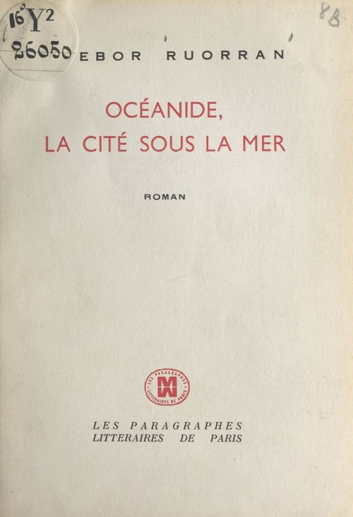 Couverture ebook de Océanide, la cité sous la mer, de Trebor Ruorran