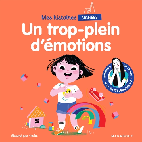 Couverture ebook de Mes histoires signées - Un trop plein d'émotions, de Marie Cao