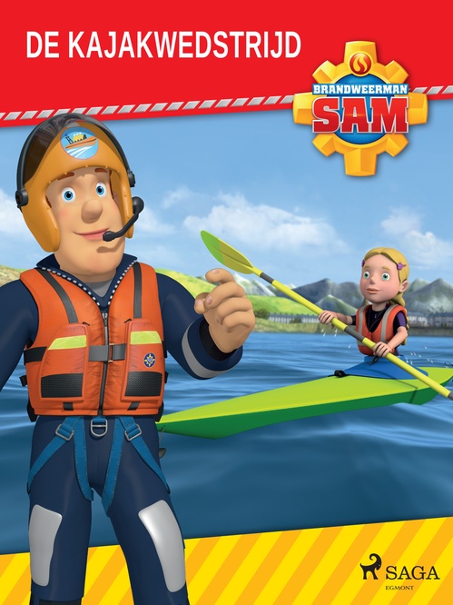 Couverture ebook de Brandweerman Sam - De kajakwedstrijd, de Mattel