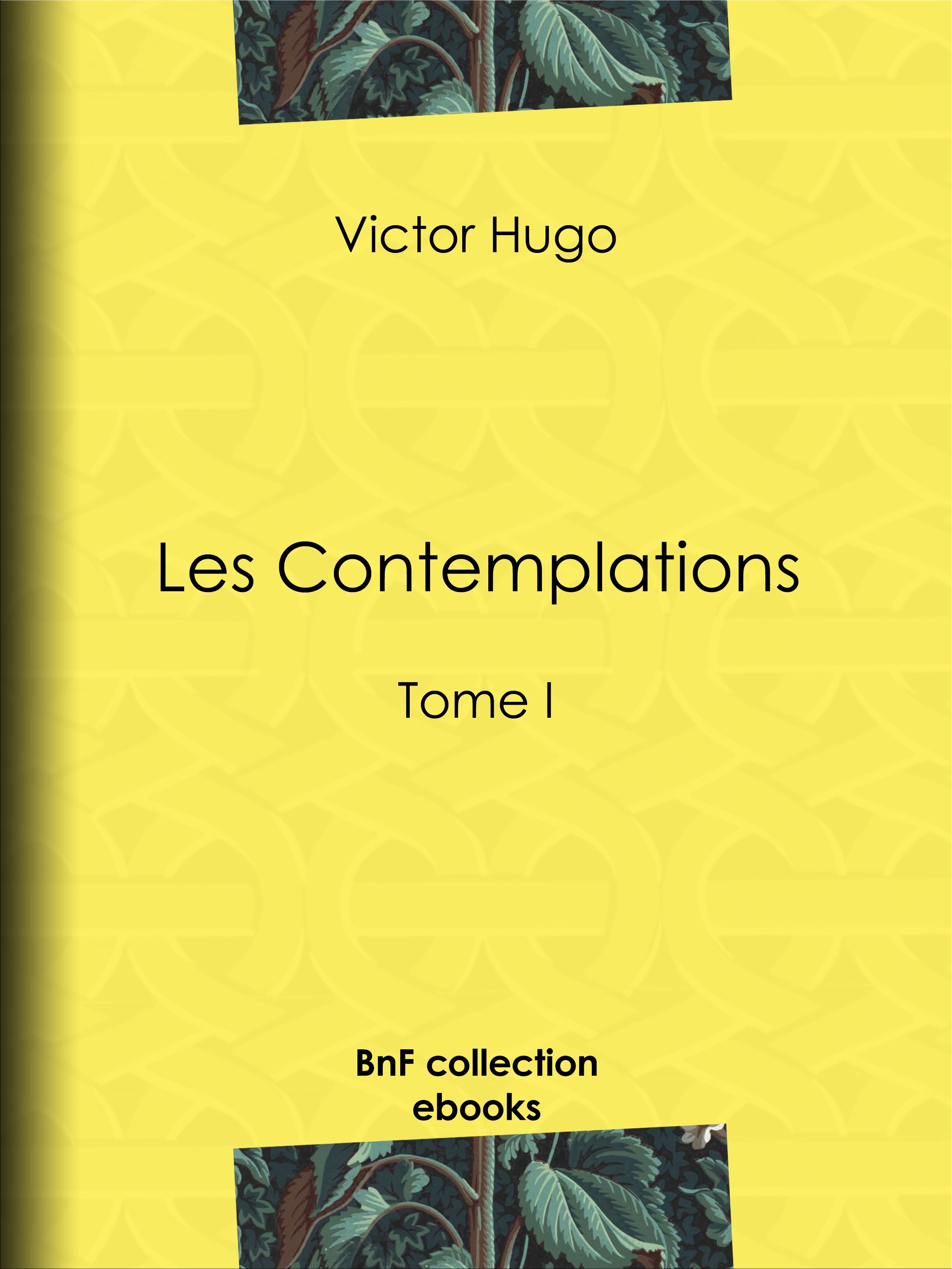 ebook cover of Les Contemplations, by Victor Hugo