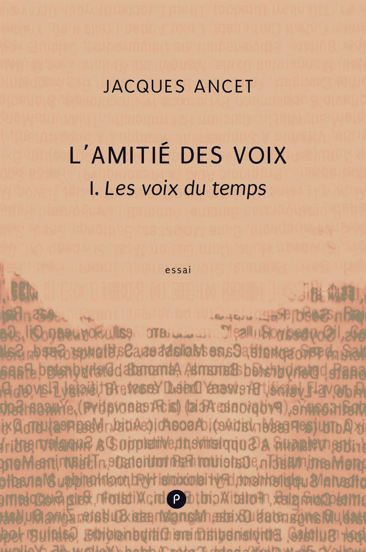 Couverture ebook de L'Amitié des voix, de Jacques Ancet
