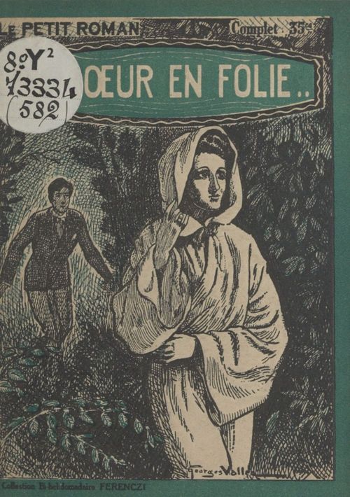 ebook cover of Le coeur en folie, by V. Brabant
