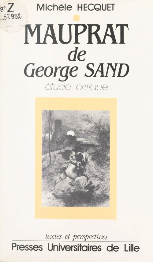 Couverture ebook de Lecture de Mauprat de George Sand, de Olivier Hecquet