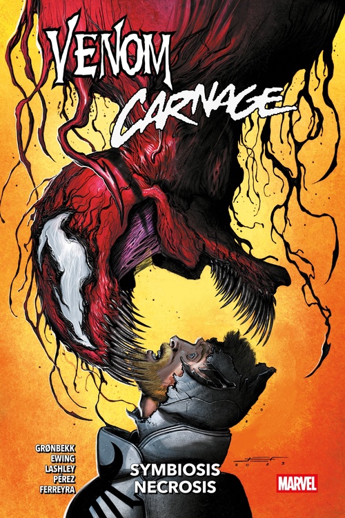 ebook cover of Venom/Carnage : Symbiosis Necrosis, by Torunn Gronbekk, Al Ewing, Ken Lashley, Pere Pérez