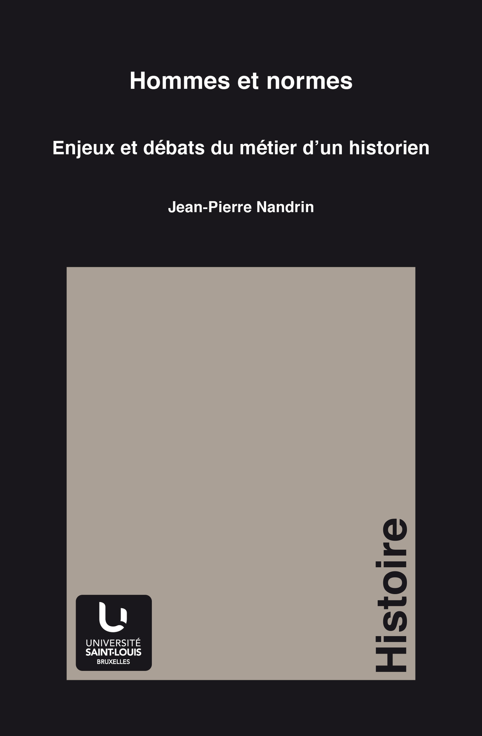 ebook cover of Hommes et normes, by Jean-Pierre Nandrin