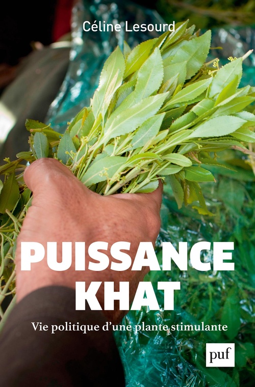 Couverture ebook de Puissance khat : Vie politique d'une plante stimulante, de Céline Lesourd