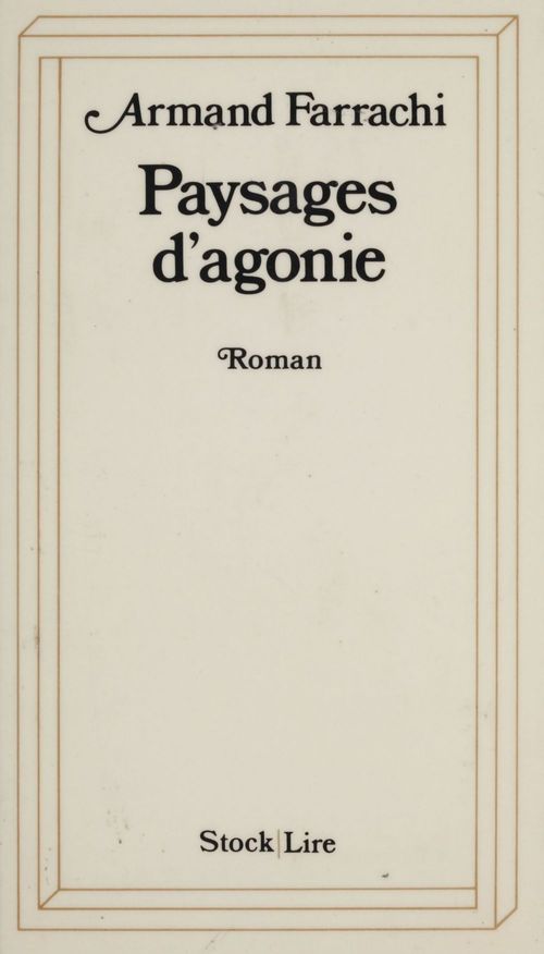 Couverture ebook de Paysages d'agonie, de Armand Farrachi