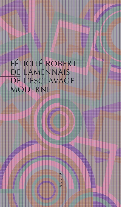 Couverture ebook de De l'esclavage moderne, de LAMENNAIS