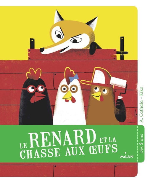 Couverture ebook de Le renard et la chasse aux oeufs, de Agnès Cathala