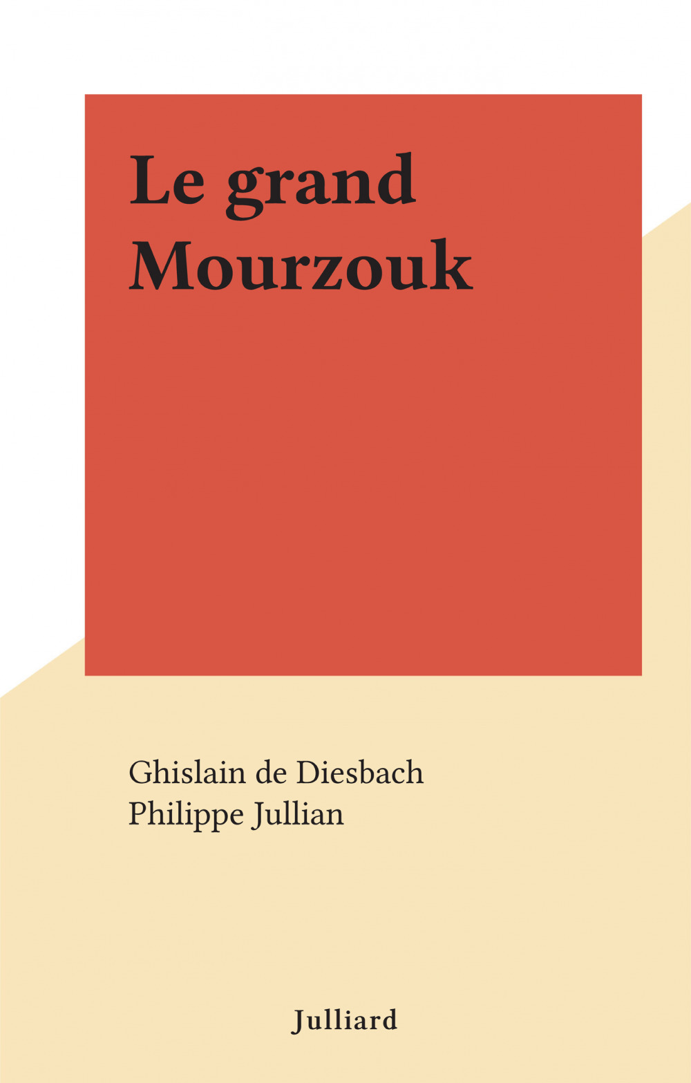 ebook cover of Le grand Mourzouk, by Ghislain de Diesbach